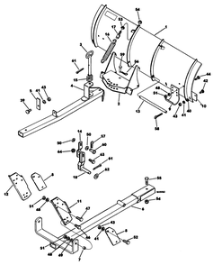 Blade 2 Diagram and Parts List for 62542C (G00000001-G99999999)(1988) Lawn Boy Lawn Tractor